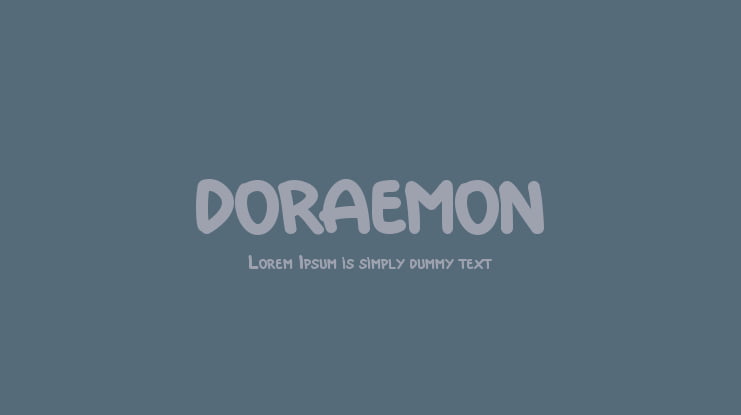 DORAEMON Font
