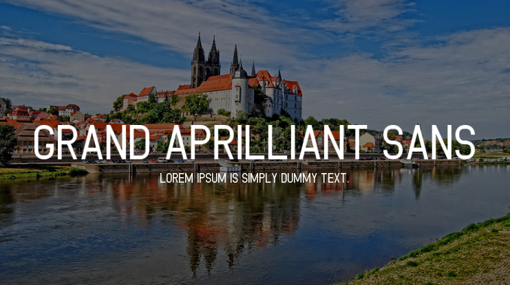 Grand Aprilliant Sans Font