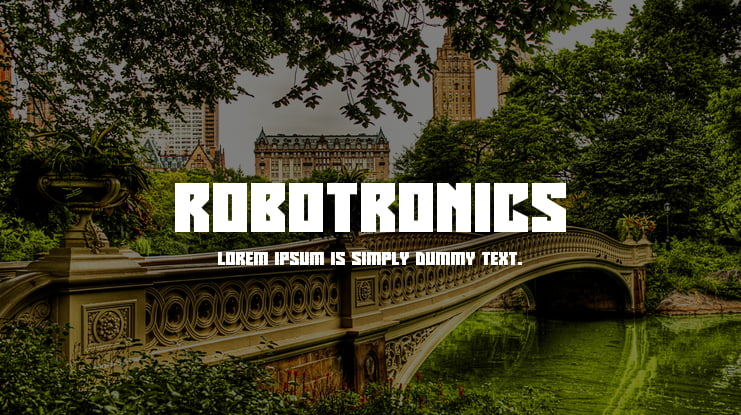 Robotronics Font Family