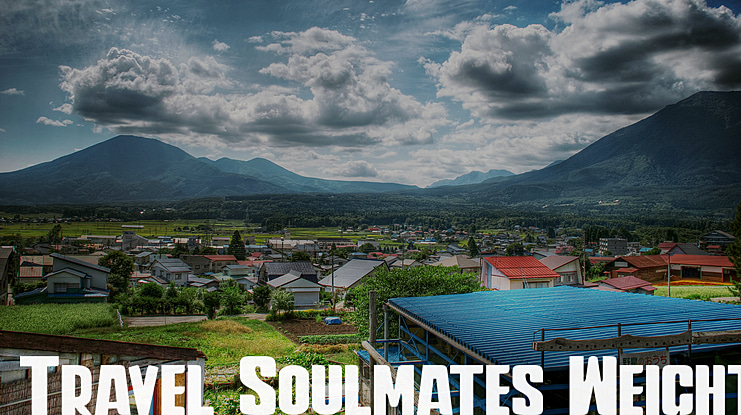 Travel Soulmates Weight Font Family