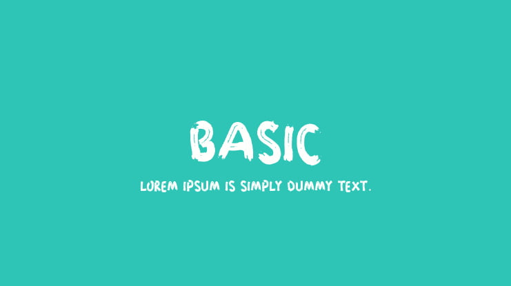BASIC Font