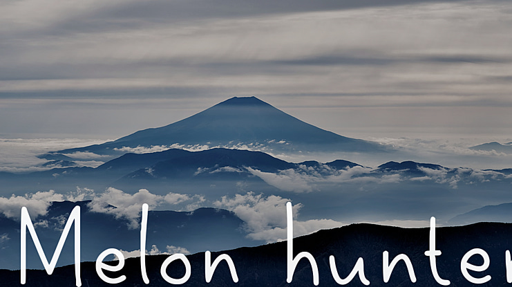 Melon hunter Font