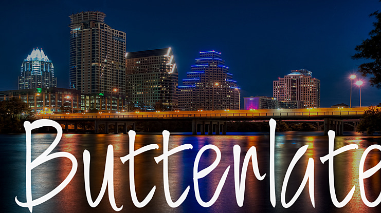 Butterlate Font