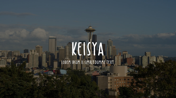 Keisya Font