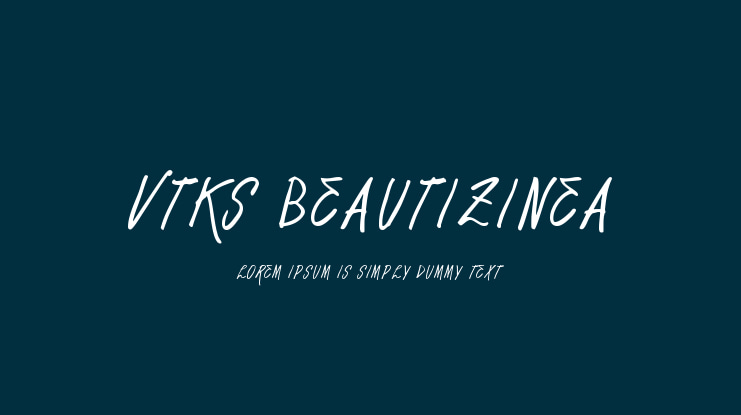 Vtks Beautizinea Font