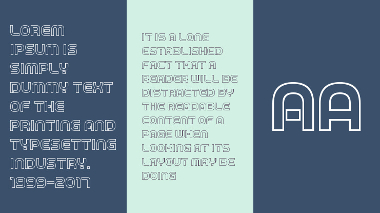 Game Played Outline Font Family