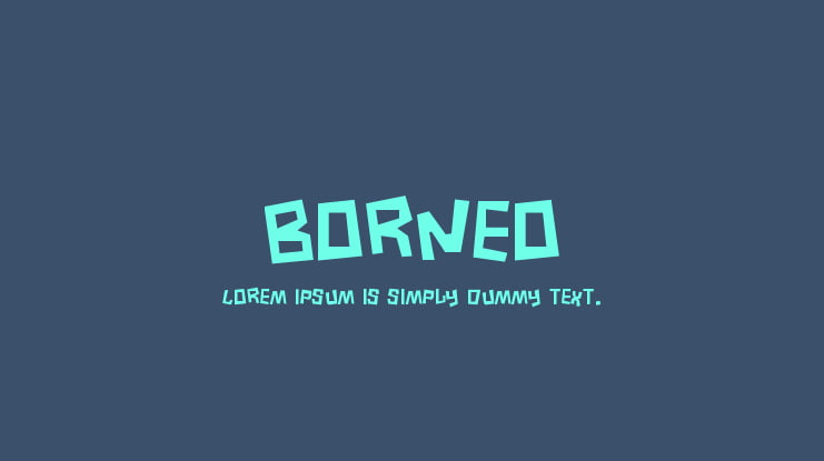 Borneo Font