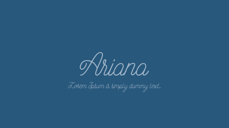 Ariana Font Family