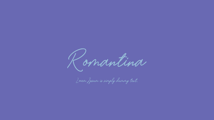 Romantina Font