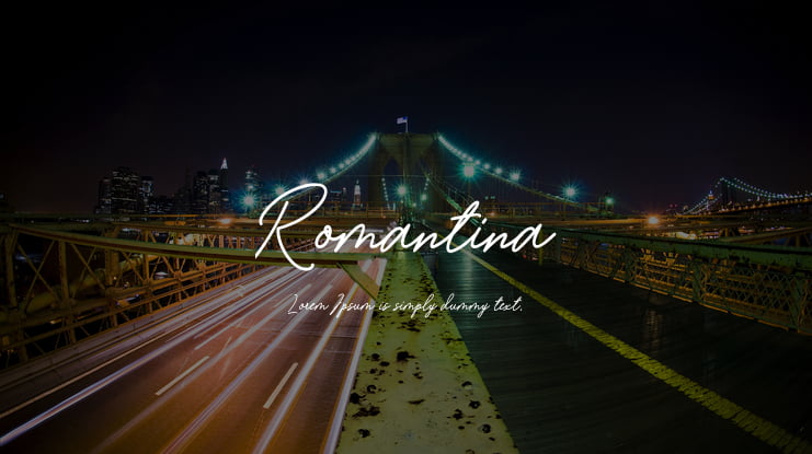 Romantina Font
