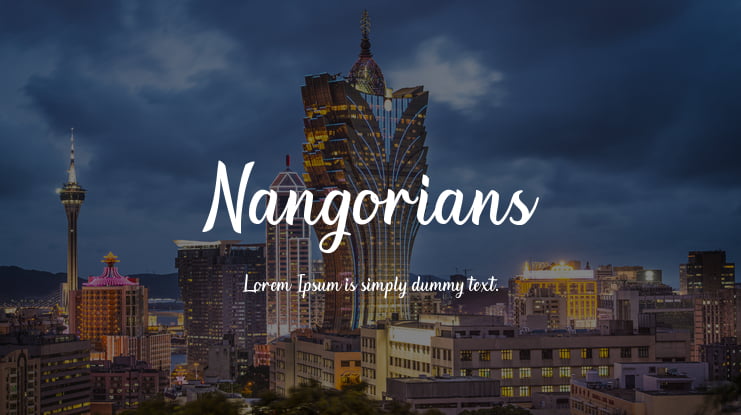 Nangorians Font