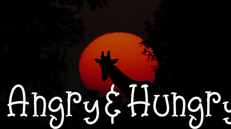Angry&Hungry Font