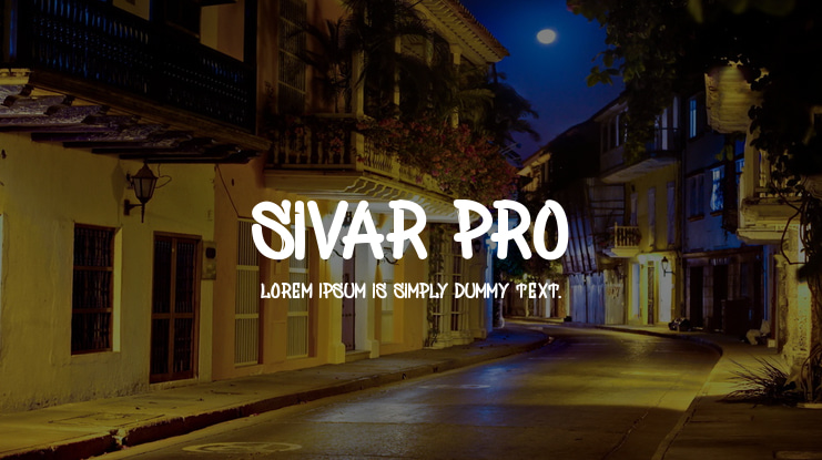 Sivar Pro Font