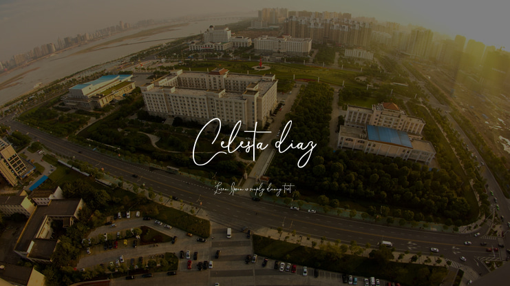 Celesta diaz Font Family