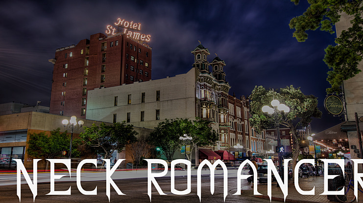 NECK ROMANCER Font