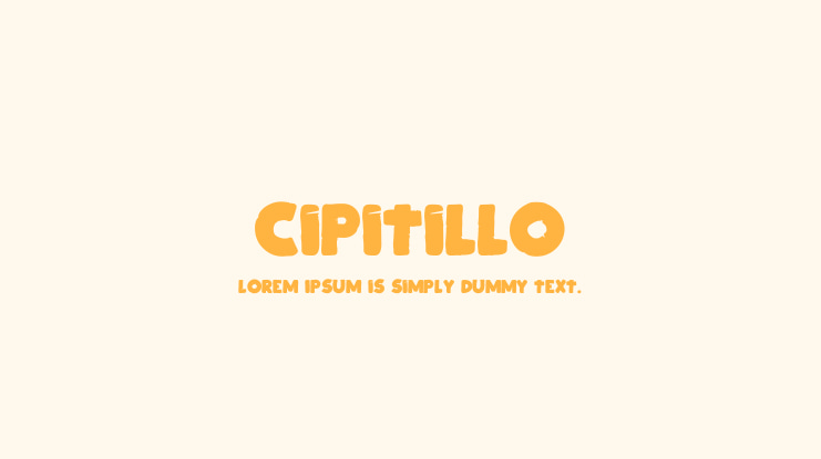 Cipitillo Font