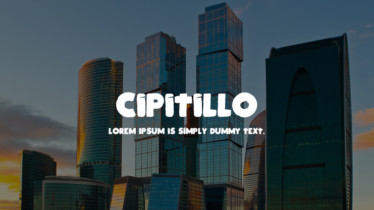 Cipitillo Font