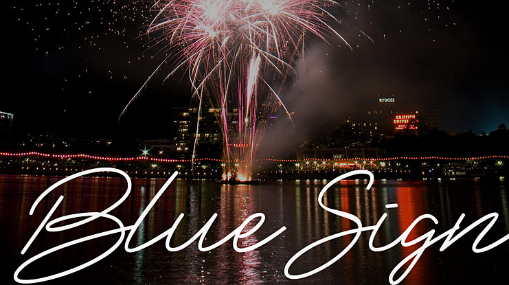 BlueSign Font Family