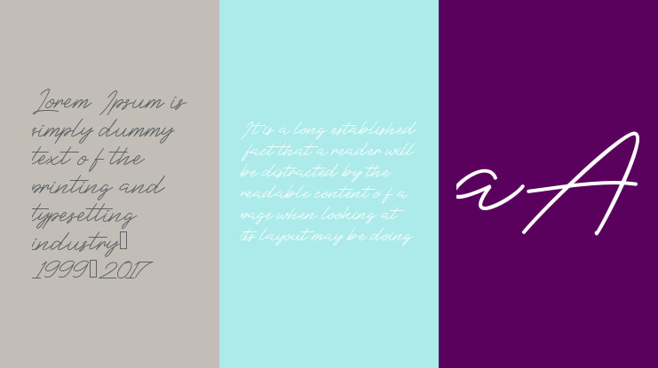 BlueSign Font Family