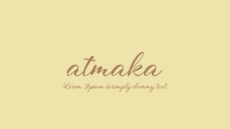 atmaka Font
