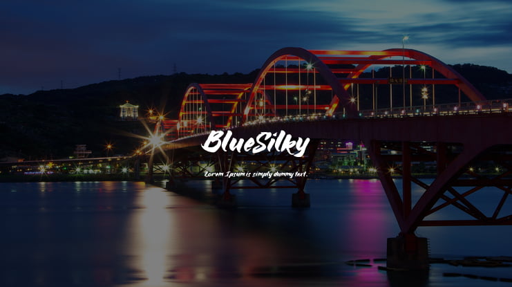 BlueSilky Font Family