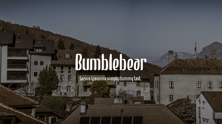 Bumblebear Font