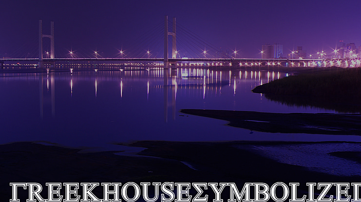 GreekHouseSymbolized Font