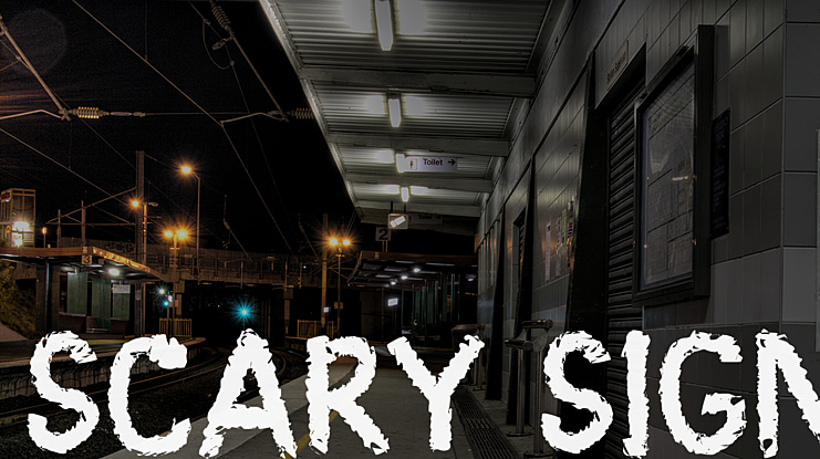 Scary Sign Font Family