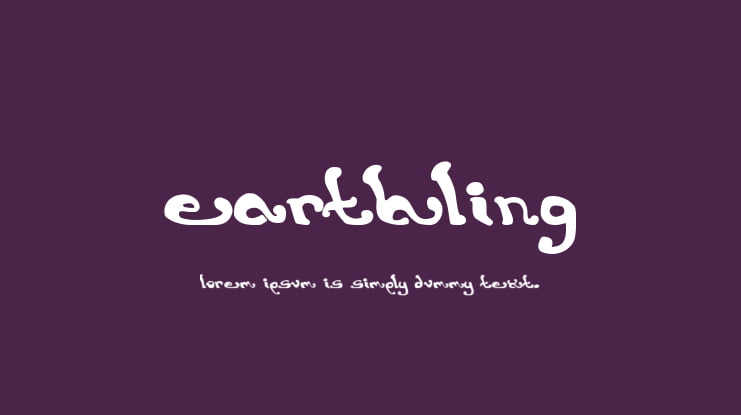 Earthling Font