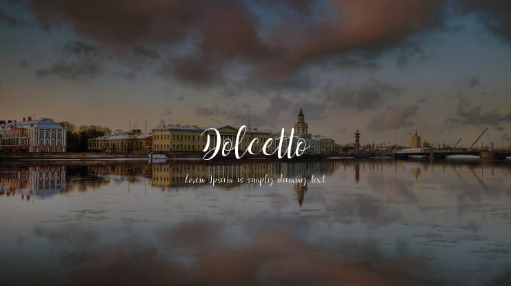 Dolcetto Font Family