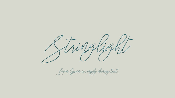 Stringlight Font Family
