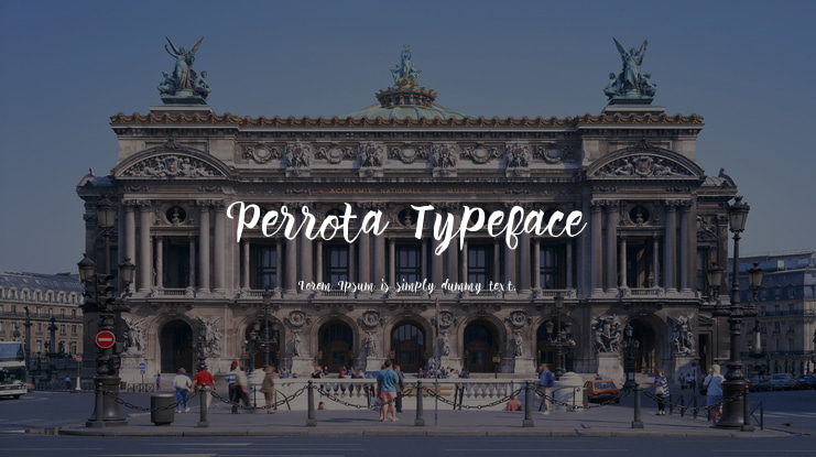 Perrota Typeface Font Family