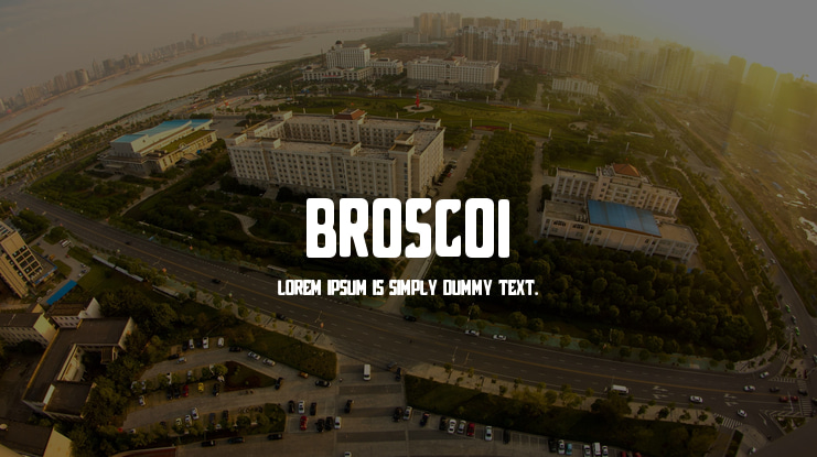 Broscoi Font