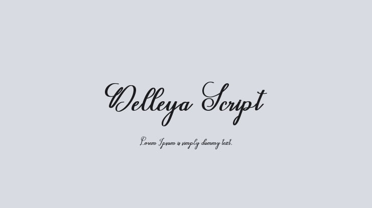 Delleya Script Font
