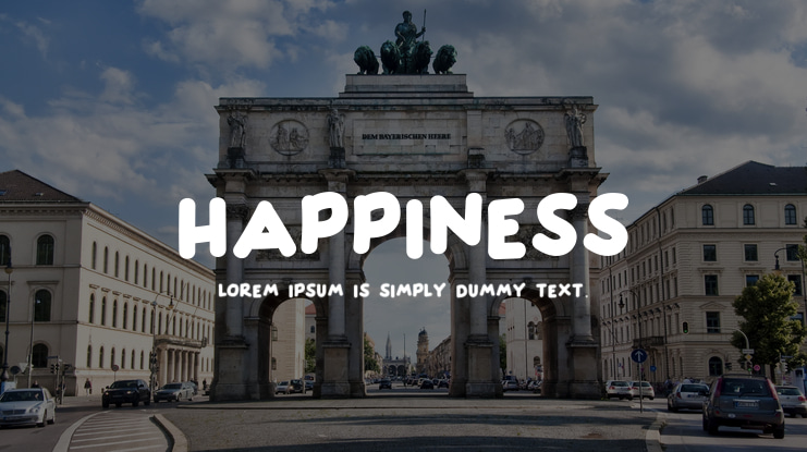 HAPPINESS Font