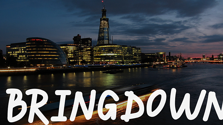 BRINGDOWN Font