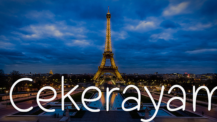 Cekerayam Font