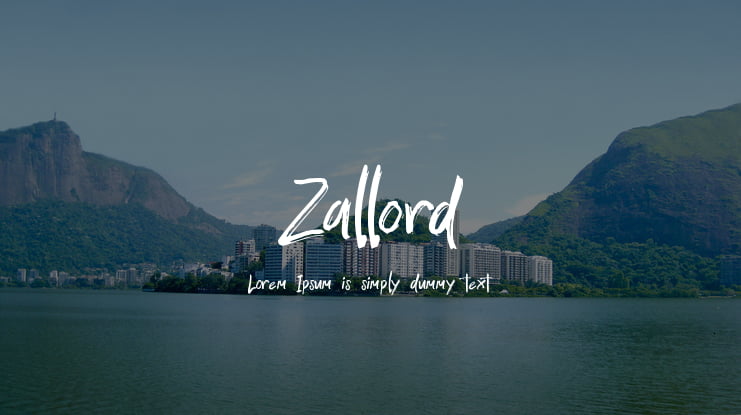 Zallord Font