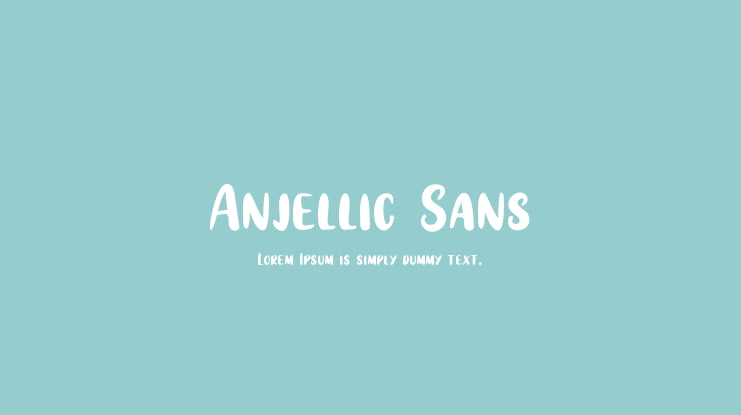 Anjellic Sans Font