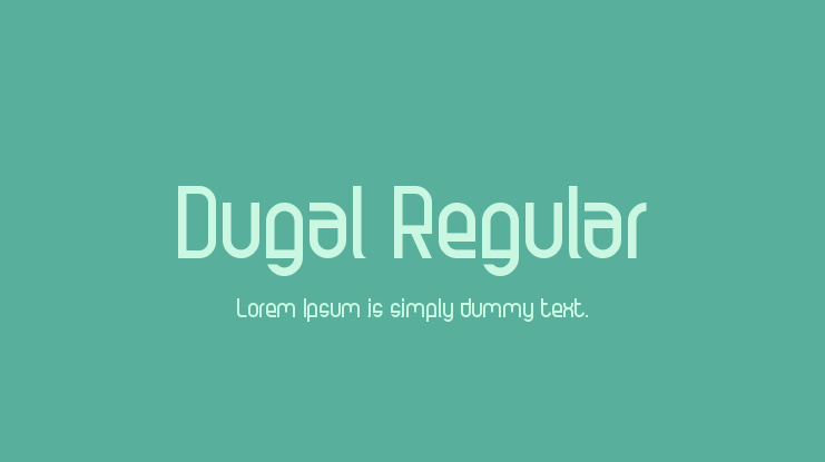 Dugal Regular Font