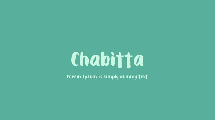 Chabitta Font Family