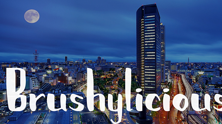 Brushylicious Font