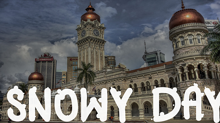SNOWY DAY Font