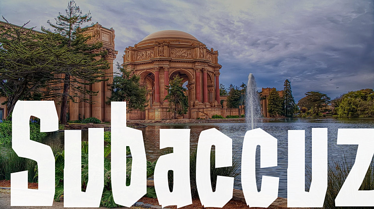 Subaccuz Font Family