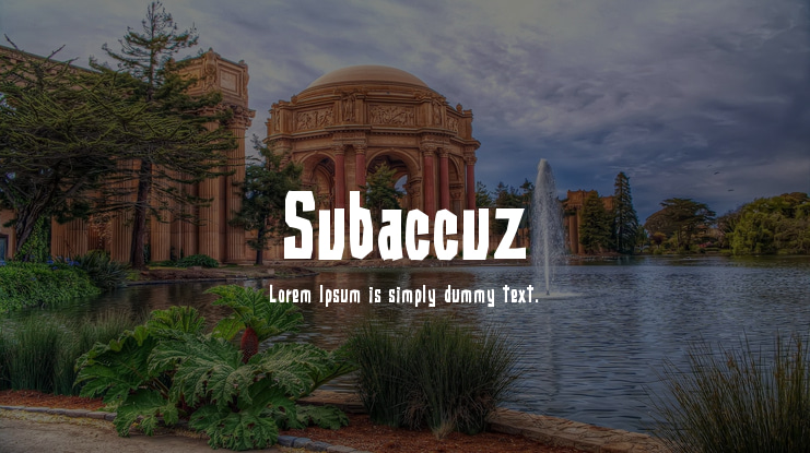 Subaccuz Font Family