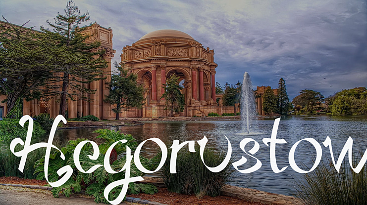 Hegorustow Font