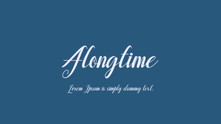 Alongtime Font Family