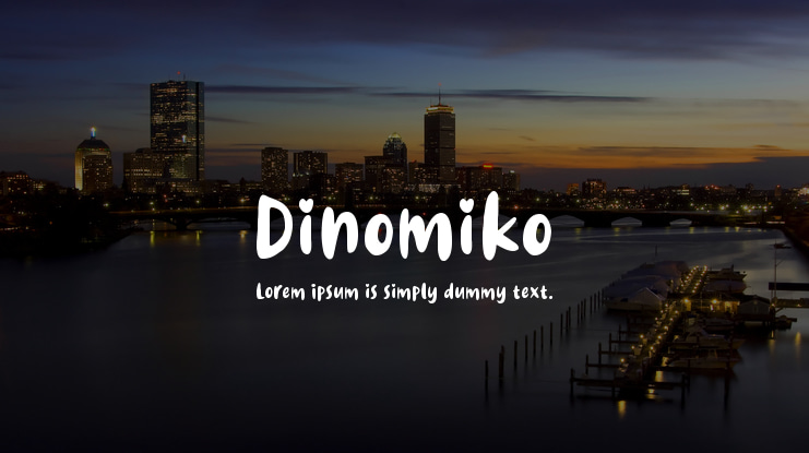 Dinomiko Font