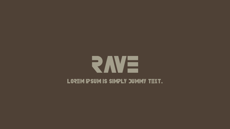 Rave Font Family