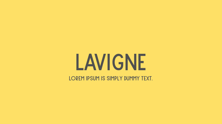 Lavigne Font Family